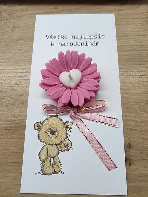 Personalizovaný darček – kvet s venovaním