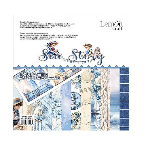 Papier - Scrapbook papier Lemoncraft Sea Story 12x12 - 18180478_
