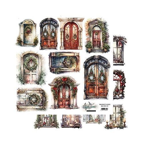 Papier - Scrapbook papier 12x12 AA-HO-13 - 18181846_