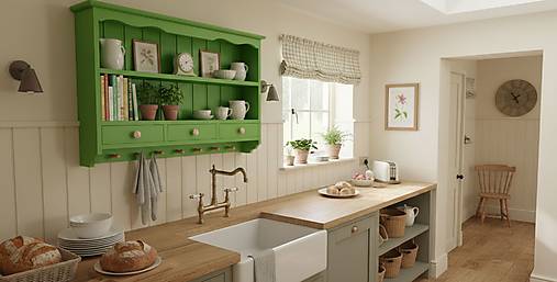 Nábytok - Vidiecka polica Estera - 18180759_