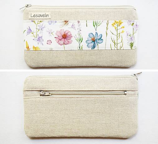 Peňaženky - Peňaženka - Farebné kvety - 18180416_