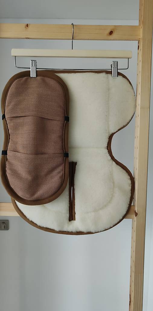 Detský textil - VLNIENKA podložka do autosedačky Britax Römer Baby Safe 3 100% Merino top Super wash 100% ľan Mustard - 18180001_