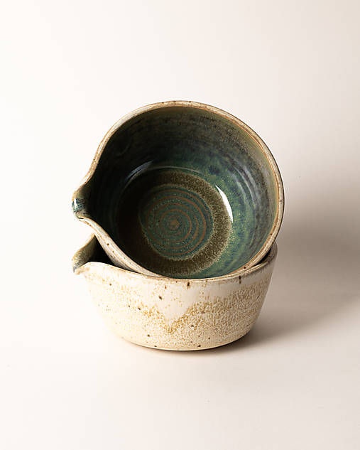 Nádoby - Matcha miska Chawan Mach a Piesok - 18181830_