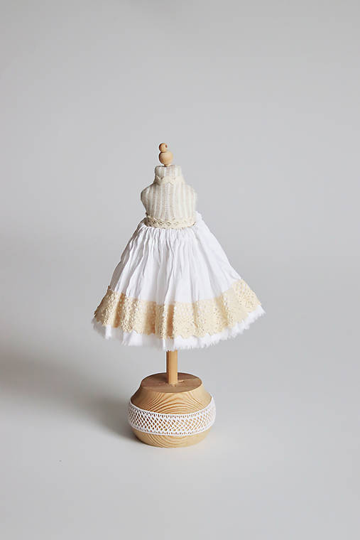 Hračky - Doplnky pre bábiku. Suknička s čipkou_17A - 18179948_