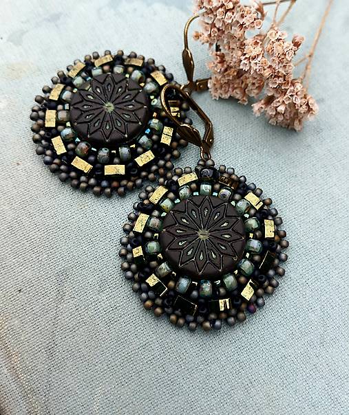 Náušnice - Rutkovsky mandala - 18180140_