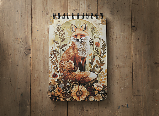 Papiernictvo - MADEBOOK - A6 líška - 18182689_