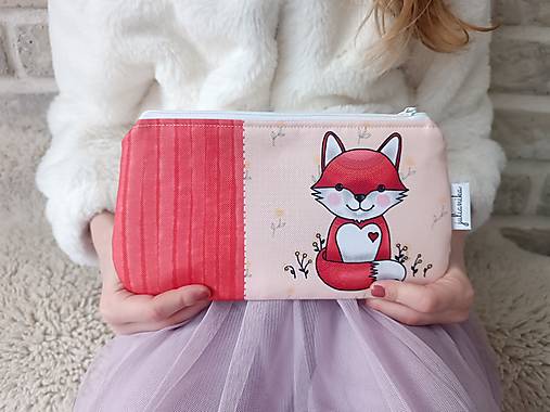 Taštičky - Peračník/taštička, s líškou - 18182164_