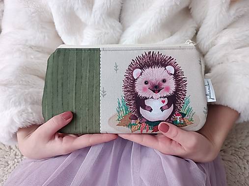 Taštičky - Peračník/taštička, s ježkom - 18182177_