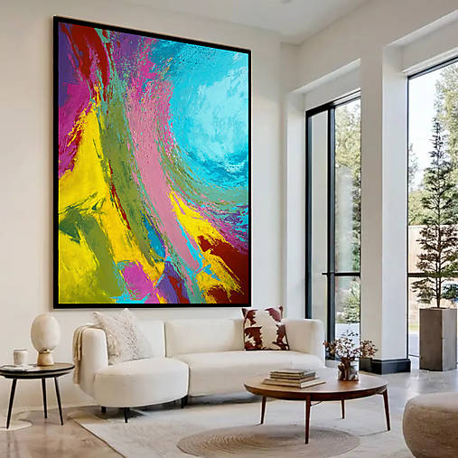 Obrazy - Radosť 100x80 - 18183803_