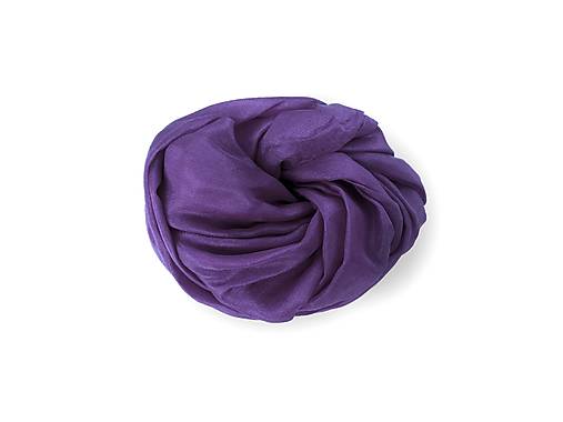Šály a nákrčníky - "purple" hodvábny šál skladom - 18183291_