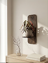 Nábytok - Polica na kvetináč - 18181896_