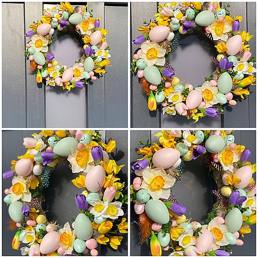 Veľkonočný veniec na dvere dekorácia Veľká NOC