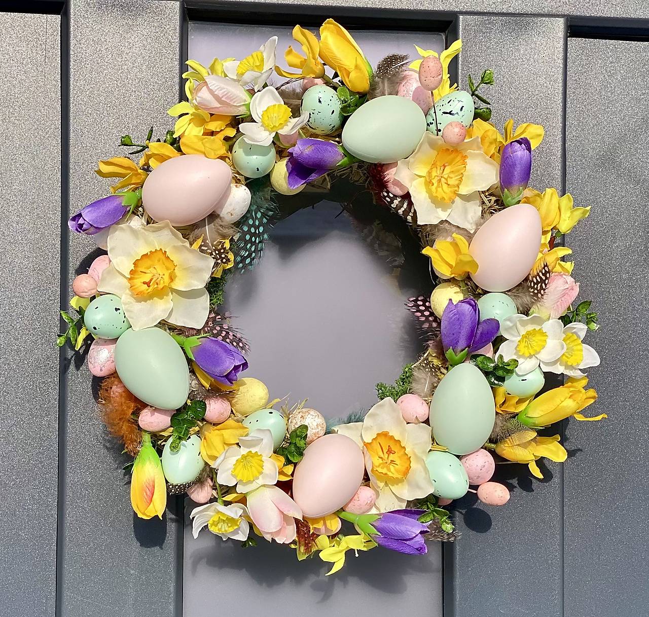 Veľkonočný veniec na dvere dekorácia Veľká NOC