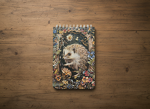 Papiernictvo - MADEBOOK - A6 ježko - 18185853_