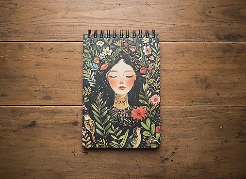 Papiernictvo - MADEBOOK - A6 dievča - 18185883_