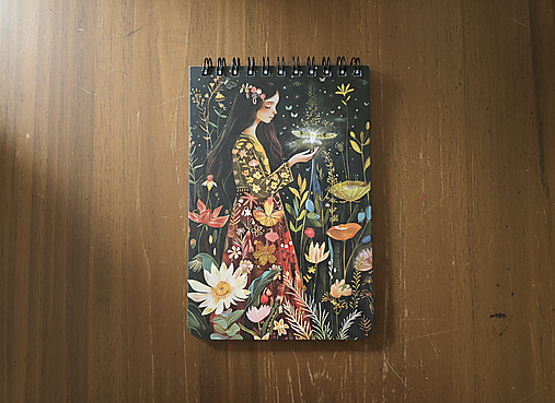 Papiernictvo - MADEBOOK - A6 dievča 2 - 18185936_