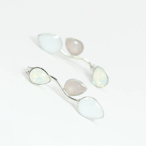 Kamienkové napichovacie náušnice