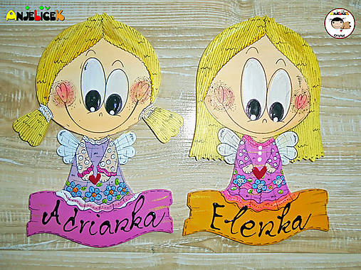 Tabuľky - Menovka - anjelik - 18186381_