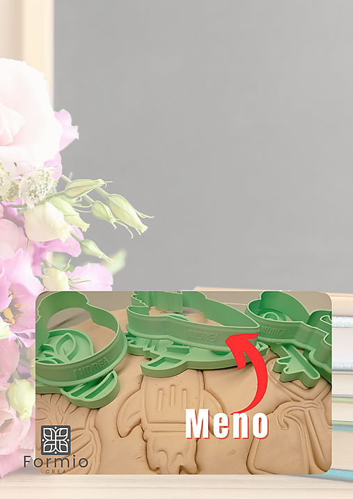 Personalizované vykrajovačky – darček pre učiteľku, sada vykrajovačiek  3ks