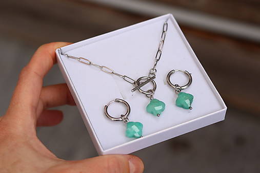 2-dielna darčeková súprava amazonit