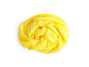 Šály a nákrčníky - "lemon" hodvábny šál skladom - 18185120_