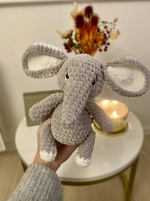 Hračky - Sivý Sloník - 18185378_