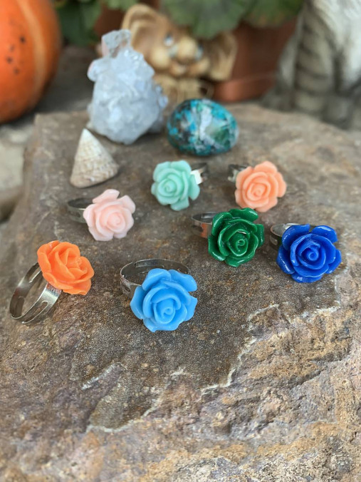 Prstene - detský prsteň (skladom je zelený) - 18186486_