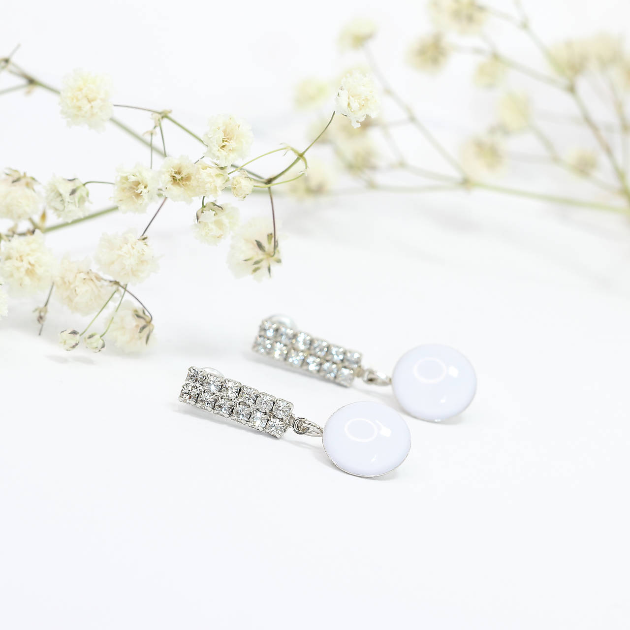 Kamienkové napichovacie náušnice