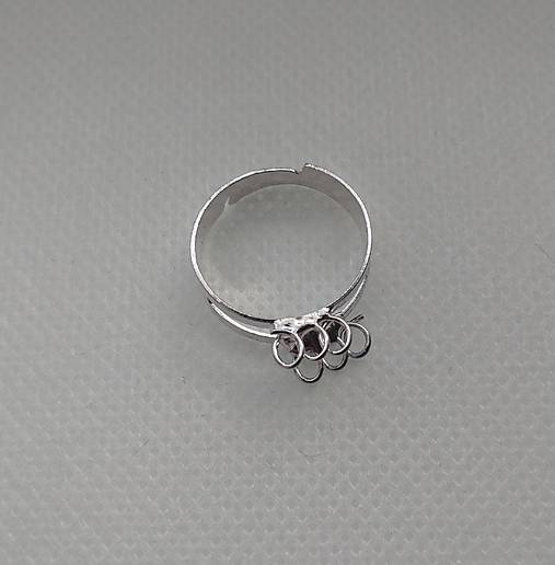 Iný materiál - Prsteň striebro 18mm - 18189316_