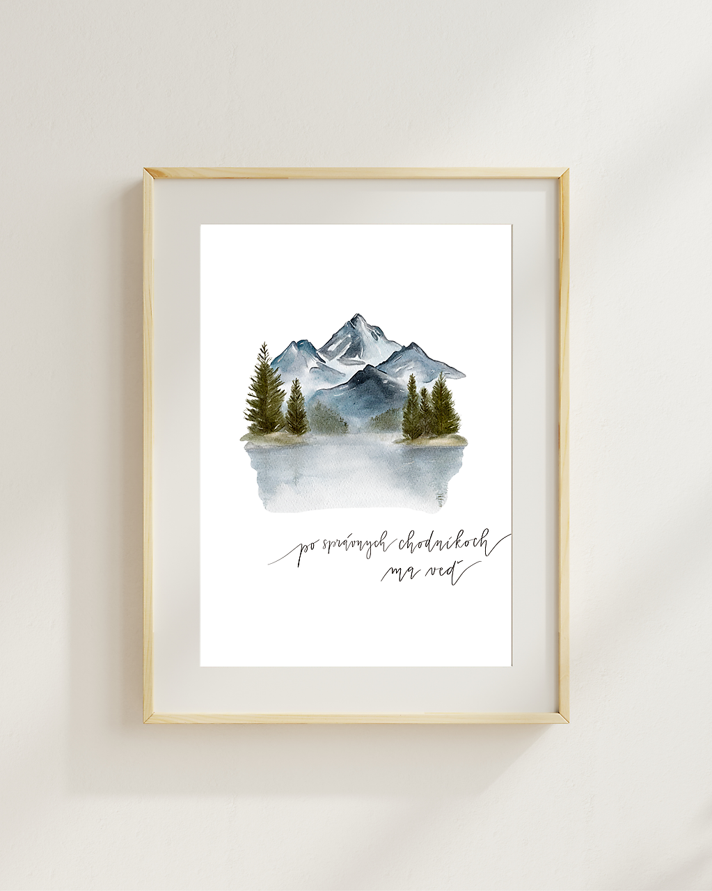 PO SPRÁVNYCH CHODNÍKOCH - art print