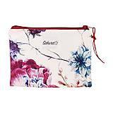 Taštičky - Taštička kozmetická Kvety - 18187508_