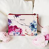 Taštičky - Taštička kozmetická Kvety - 18187553_