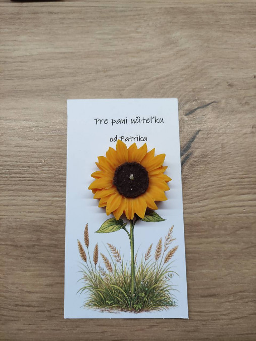 Personalizovaný darček slnečnica
