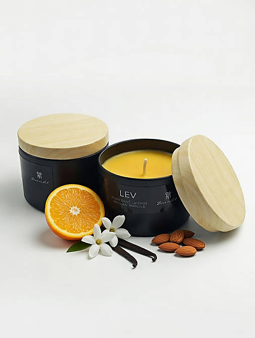 Sviečky - Zverokruh - sójová sviečka v plechovke, 100 ml (Znamenie LEV) - 18187660_