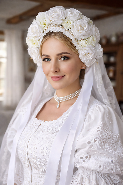 Ozdoby do vlasov - Svadobná parta - 18189586_