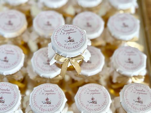 Darčeky pre svadobčanov - Minimedík na krstiny - 18190080_