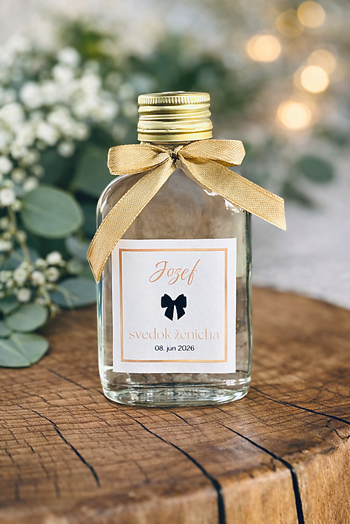 Darčeky pre svadobčanov - Svadobná ploskačka pre ženícha - rozlúčka so slobodou - 18190936_