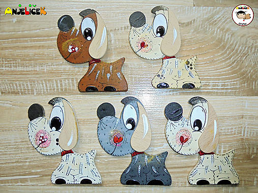 Magnetky - Magnetka - psík - 18191873_