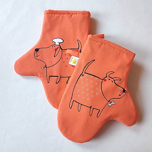 Úžitkový textil - KDYŽ PEJSCI VAŘÍ - chňapky - 18189758_