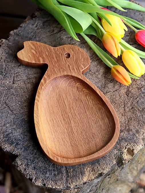 Dubová miska "zajačik"