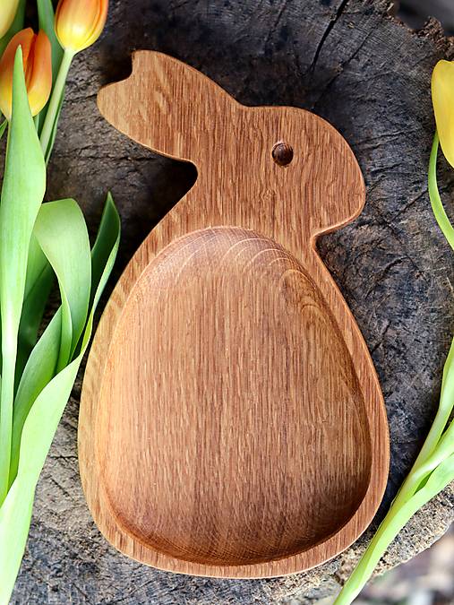 Dubová miska "zajačik"