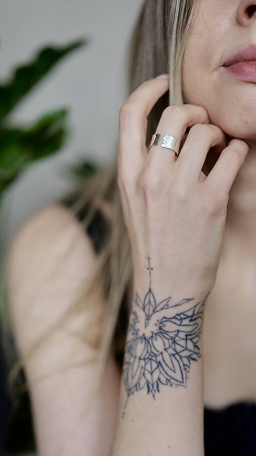 Prstene - Široký strieborný prsteň Minimal M, Ag 925/1000 - 18192846_