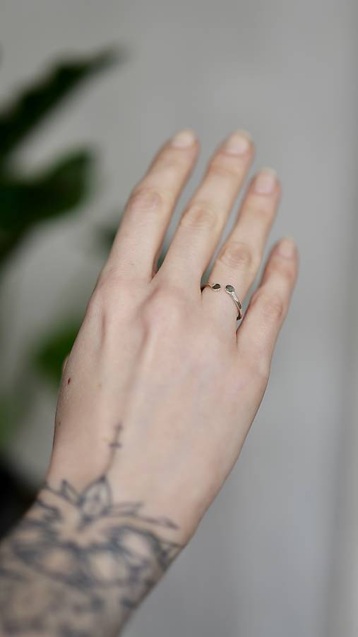 Prstene - Strieborný Prsteň Minimal xs, Ag 925/1000 - 18192881_