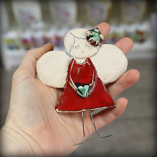 Anjelik na zavesenie Bambuľka