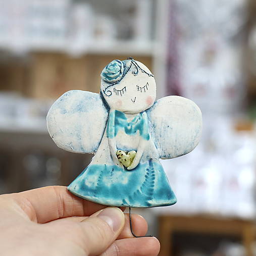 Anjelik na zavesenie Bambuľka