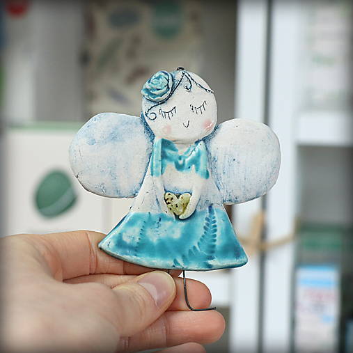 Anjelik na zavesenie Bambuľka