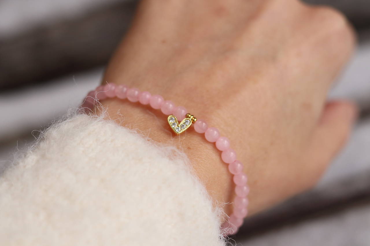 Tenký náramok ruženín