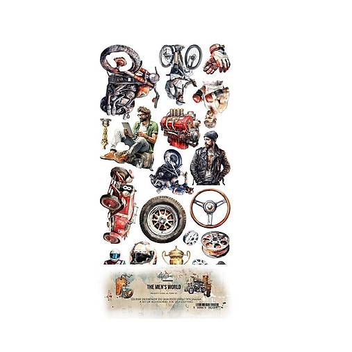 Papier - Scrapbook papier extra set The Men's World - 18195303_