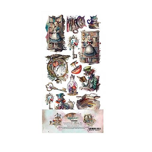 Papier - Scrapbook papier 6x12 Enchanted World – Following Alice - 18195420_