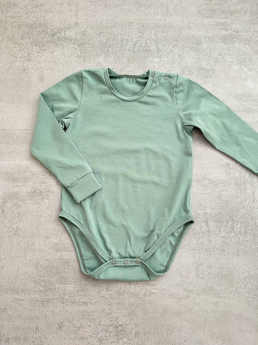 Detské oblečenie - Body Basic pudrozelené - 18196445_